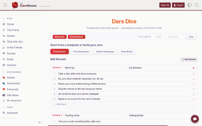Dare Dice